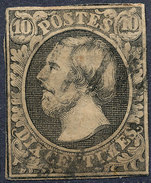 Stamp  Luxembourg 1852 10c Used Lot#2 - 1852 Willem III