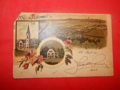 Adliswil, Switzerland, Circulated 1902. Years,  Lito? - Adliswil