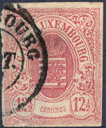 Stamp  Luxembourg 1859 12 1/2c Used Lot#19 - 1852 Wilhelm III.