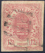 Stamp  Luxembourg 1859 12 1/2c Used Lot#20 - 1852 Guillaume III