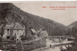 12....AVEYRON..CONQUES...LA VALLEE...LE MOULIN DE SAGNES - Other & Unclassified