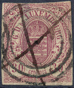 Stamp  Luxembourg 1859 30c Used Lot#24 - 1852 Guglielmo III