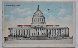 CARTOLINA  " MISSOURI STATE CAPITOL - KANSAS CITY " VIAGGIATA 1919 - Kansas City – Missouri