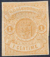 Stamp  Luxembourg 1859 1c Mint Lot#34 - 1852 Guillermo III