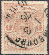 Stamp  Luxembourg 1865 1c Used Lot#40 - 1859-1880 Armoiries