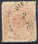 Stamp  Luxembourg 1865 1c Used Lot#43 - 1859-1880 Stemmi