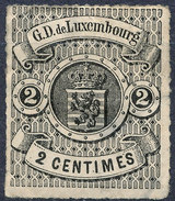Stamp  Luxembourg 1865 2c Mint Lot#46 - 1859-1880 Stemmi