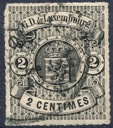 Stamp  Luxembourg 1865 2c Used Lot#49 - 1859-1880 Stemmi