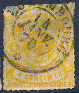 Stamp  Luxembourg 1865 4c Used Lot#51 - 1859-1880 Wappen & Heraldik