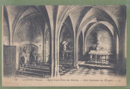 CPA Vue Rare - VIENNE - LOUDUN - EGLISE SAINT PIERRE DU MARTRAY - SALLE CAPITULAIRE DU Xème SIECLE - LL /19 - Loudun