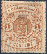 Stamp  Luxembourg 1865 1c Mint Lot#56 - 1859-1880 Wappen & Heraldik