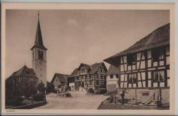 Rafz - Dorfpartie Mit Kirche - Photoglob No. 05628 - Dorf