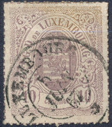 Stamp  Luxembourg 1865 10c Mint Lot#64 - 1859-1880 Stemmi