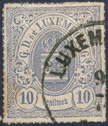 Stamp  Luxembourg 1865 10c Mint Lot#69 - 1859-1880 Wappen & Heraldik