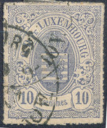 Stamp  Luxembourg 1865 10c Mint Lot#72 - 1859-1880 Stemmi