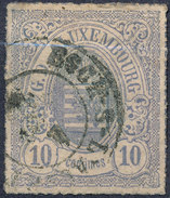 Stamp  Luxembourg 1865 10c Mint Lot#74 - 1859-1880 Wappen & Heraldik