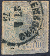 Stamp  Luxembourg 1865 10c Mint Lot#77 - 1859-1880 Stemmi