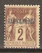 ALEXANDRIE    -   1899 .   Y&T N° 2 * - Ungebraucht