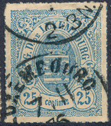 Stamp  Luxembourg 1865 25c Used Lot#91 - 1859-1880 Wappen & Heraldik