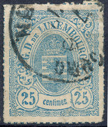 Stamp  Luxembourg 1865 25c Used Lot#92 - 1859-1880 Armoiries