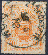 Stamp  Luxembourg 1865 40c Used Lot#94 - 1859-1880 Wappen & Heraldik