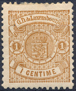 Stamp  Luxembourg 1875 1c Mint Lot#98 - 1859-1880 Armoiries