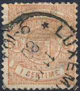 Stamp  Luxembourg 1875 1c Used Lot#102 - 1859-1880 Armoiries