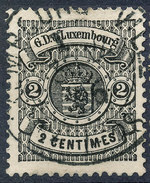 Stamp  Luxembourg 1875 2c Used Lot#104 - 1859-1880 Wappen & Heraldik
