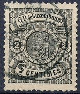 Stamp  Luxembourg 1875 2c Used Lot#106 - 1859-1880 Stemmi