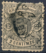 Stamp  Luxembourg 1875 2c Used Lot#112 - 1859-1880 Armoiries