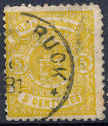 Stamp  Luxembourg 1875 5c Used Lot#126 - 1859-1880 Wappen & Heraldik