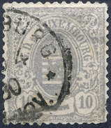 Stamp  Luxembourg 1875 10c Used Lot#139 - 1859-1880 Wappen & Heraldik