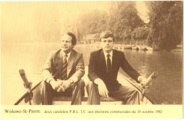 Woluwe St-Pierre - Deux Candidats P.R.L. I.C. Aux élections Communales 1982 - Woluwe-St-Pierre - St-Pieters-Woluwe