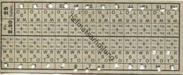 Schweiz - Verkehrsbetriebe Winterthur - Fahrkarte 25 Teilstrecken Fr. 2.50 - Rückseitig Werbung Konsumverein Winterthur - Europe