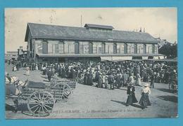 CPA Métier Marchands Ambulants Marché Aux Légumes Et Marché Couvert TROUVILLE-SUR-MER 14 - Trouville