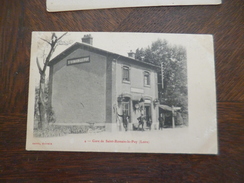 CPA 42 Loire Gare De Saint Romain Le Puy TBE - Otros & Sin Clasificación