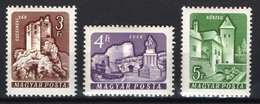 Hungary 1960-1961. ERROR Stamps: Stamps Without Watermarks, Complete (3, 4, 5 Ft Face Value) ) MNH (**) - Plaatfouten En Curiosa