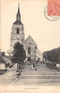 80.  MOISLAINS.  EGLISE DE MOISLAINS.   ANIMATION. 1906 - Moislains