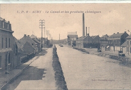 NORD - 59 - AUBY - Le Canal Et Lesproduits Chimiques - Auby