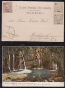 Portugal FUNCHAL 1904 Picture Postcard MADEIRA To BERLIN Germany - Funchal