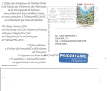 Monaco ( Carte Postale De 2004 De MonteCarlo Vers Les Pays-Bas  à Voir) - Briefe U. Dokumente