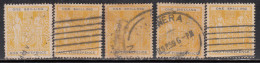 1s 3p X 5 Used, Not Checked, For Good Study, New Zealand Fiscal 1931 Upwards - Steuermarken/Dienstmarken