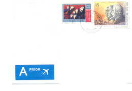 2000. Belgium, The Letter Sent By Ordinary Post To Moldova - Brieven En Documenten