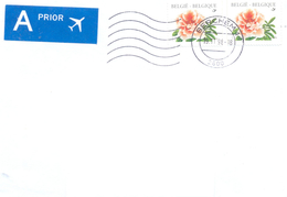 1998. Belgium, The Letter Sent By Ordinary Post To Moldova - Lettres & Documents