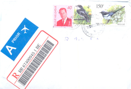 1999. Belgium, The Letter Sent By Registered Post To Moldova - Briefe U. Dokumente