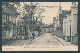 Epinay Sous Sénart - Rue Sainte-Geneviève Et Entrée De L'Asile Sainte-Hélène - Epinay Sous Senart