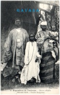 31 TOULOUSE - Exposition De 1908 - Village Noir - Famille Sénégalaise  (Recto/Verso) - Toulouse