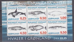 Greenland 1996 Whales M/s ** Mnh (35172) - Blocks & Sheetlets