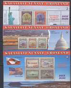 Greenland 1995 50th Anniversary Of The Liberation 3  M/s  ** Mnh (35175) - Blocs