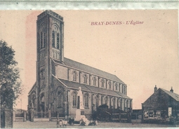 NORD - 59 - BRAY DUNES - Eglise Et Monument Aux Morts - Bray-Dunes